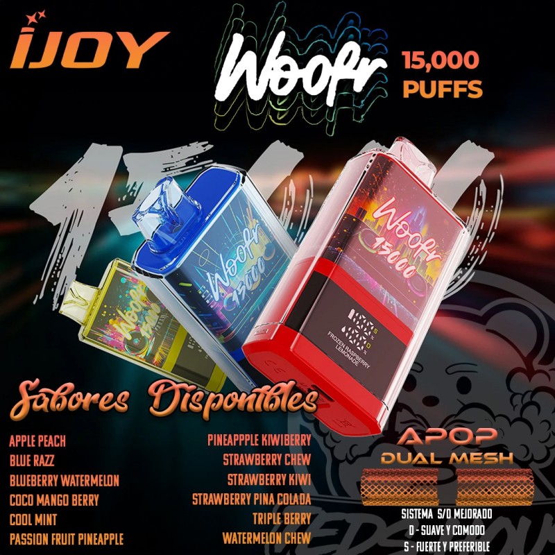 IJOY WOOFR 15000PUFFS 20ML