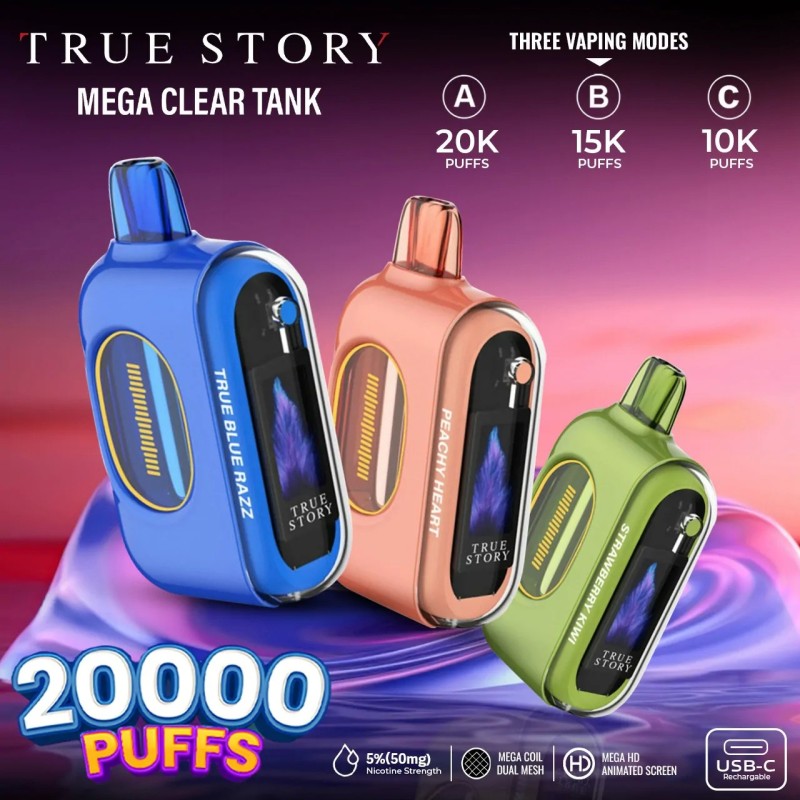 TRUE STORY 20K PUFFS DISPOSABLE 20ML