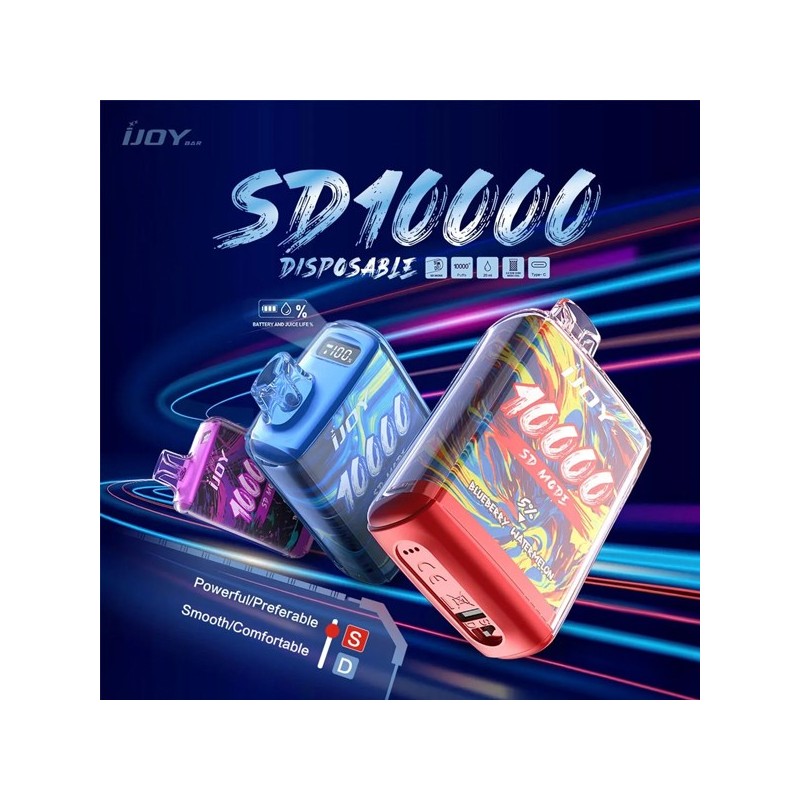 IJOY BAR SD10000 DISPODSABLE 20ML