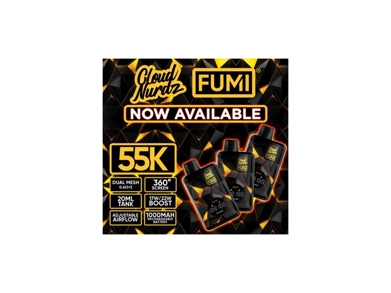 FUMI X CLOUD NURDZ 55K DISPOSABLE